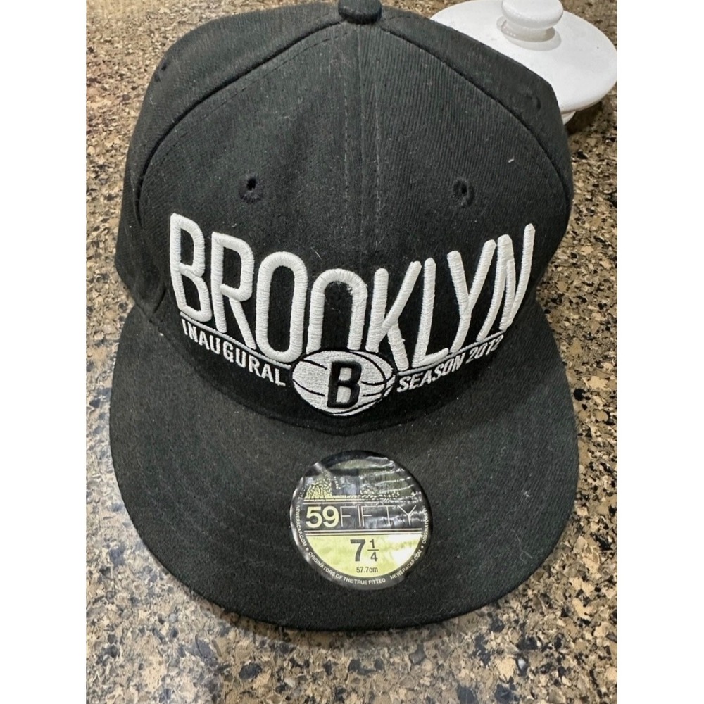 59 fifty brooklyn inaugural season‎ 2012 black ball cap 7 1/4